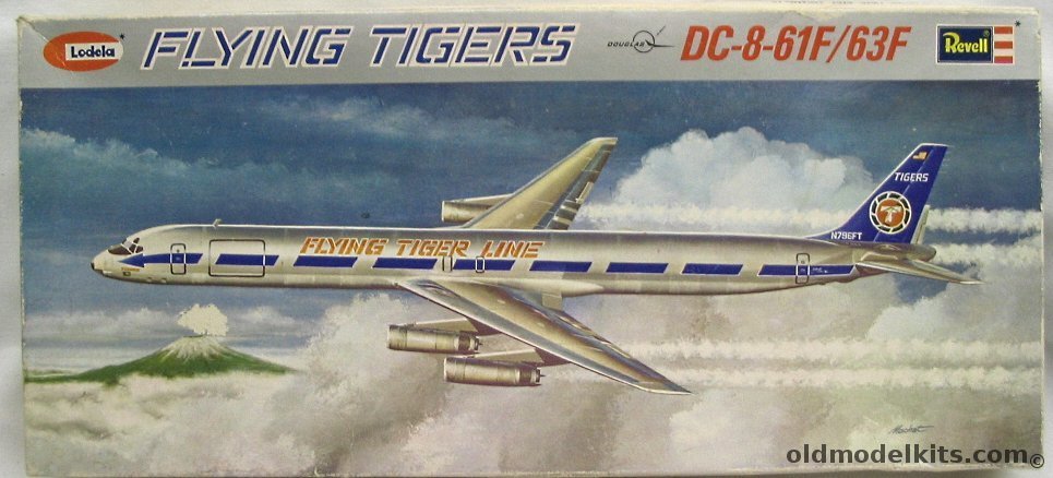 Revell 1/144 Douglas DC-8-61F/63F Flying Tigers, H188 plastic model kit